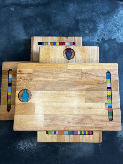planche apéritive epoxy et lego